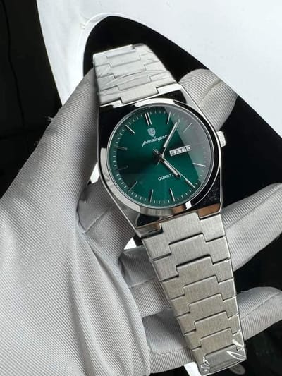 POEDAGAR 930 Men's New Luxury Luminous Date Week Stainless Steel Quartz Watch For Men - Image 10