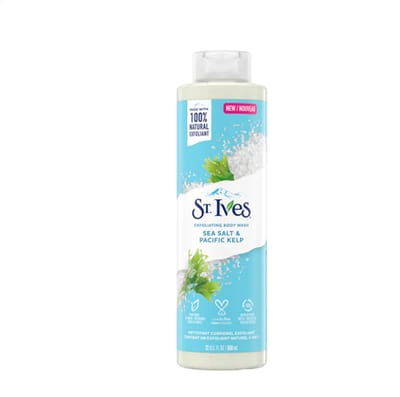 St. Ives Sea Salt and Pacific Kelp Exfoliating Body Wash, - Image 1