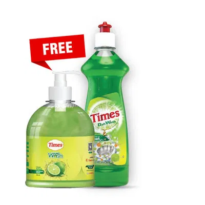 B1G1😱 Times Hand Wash 500ml (Buy One Hand Wash Get Times Dish wash 500 ...