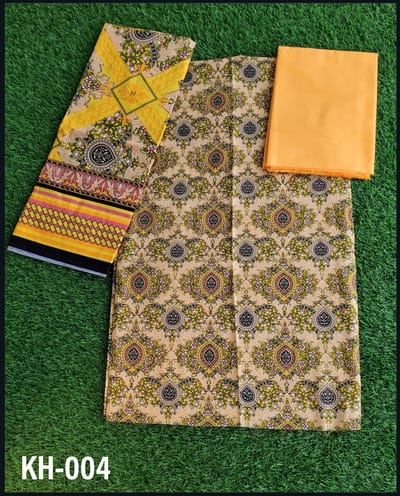 Original Pakistani Khadi 3 Piece (KH-004)
