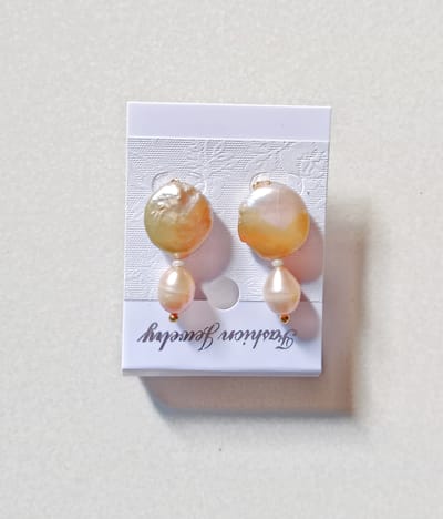 Coin Pearl Ear Top