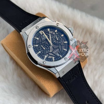 Hublot | Leather Belt | SS Body | Silver Body