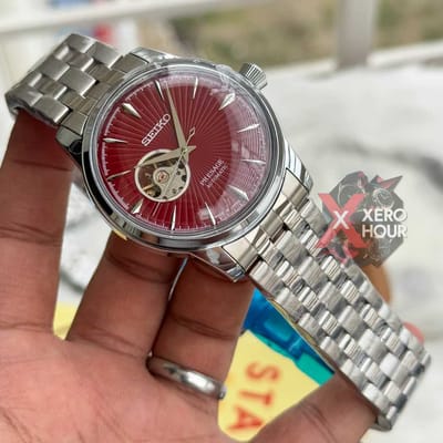SEIKO PROSPEC | AUTOMATIC | AA GRADE | SINGLE TONE | RED DIAL