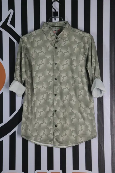 Modern Camouflage Pattern Shirt – Trendy & Stylish