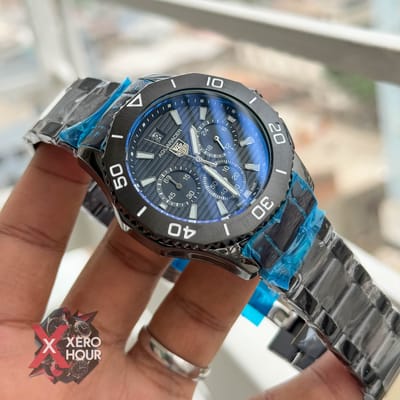 TAG HEUER AQUARACER | SS CHAIN | Full Black