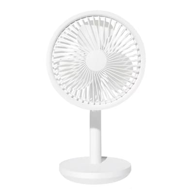 Xiaomi AISOLOVE F5 4000mAh Rechargeable Desk Fan – White Color