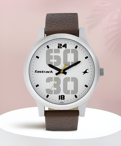 Fastrack Bold Fonts Analog Watch - For Men