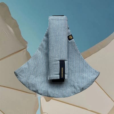 Premium Baby Carrier- Blue Stripe - Image 1