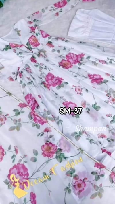 Bueaty Queen Georgette Gwan Three Piece - Image 2