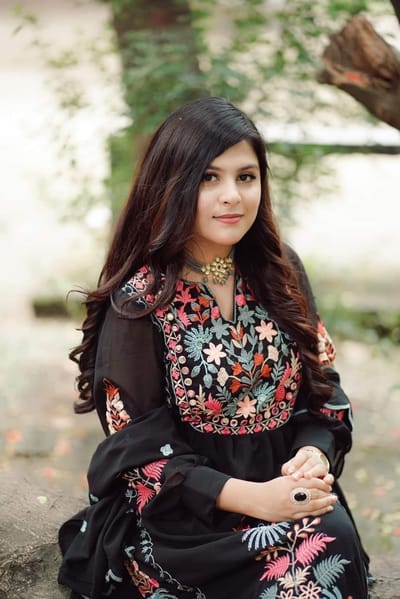 Indian Georgette Three piece Suit - Image 1