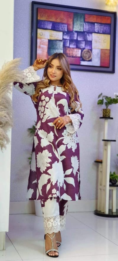 Cotton Two Piece Set - Image 2