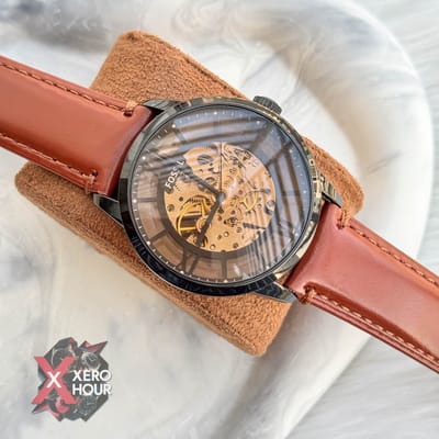 Fossil Auto movement | Transparent | Light Brown