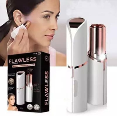 Ladies Hair Trimmer Rechargeable Face Hair Removal Women Painless Facial Hair Remover Ladies Trimmer Shaver Razor Machine - FLWWT