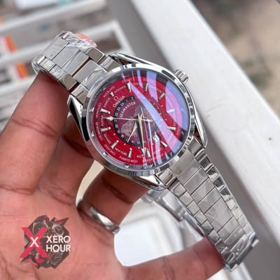 Omega wordl timer | AA Grade | Cherry Red
