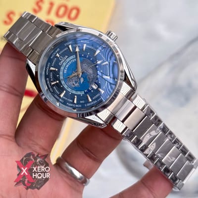Omega wordl timer | AA Grade | Blue
