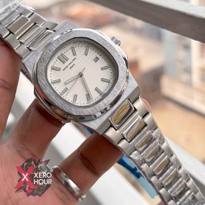 PatekPhilippe | Nautilous | Sweep movement | Quartz | White