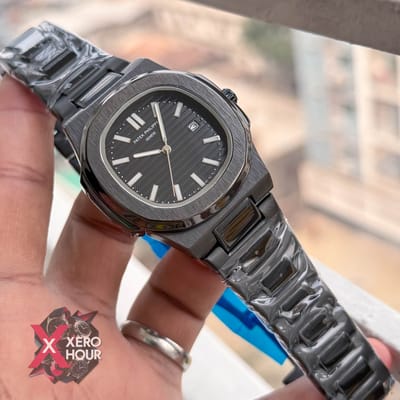 PatekPhilippe | Nautilous | Sweep movement | Quartz | Full Black