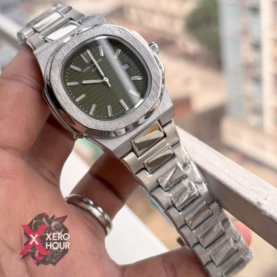 PatekPhilippe | Nautilous | Sweep movement | Quartz | Green Dial