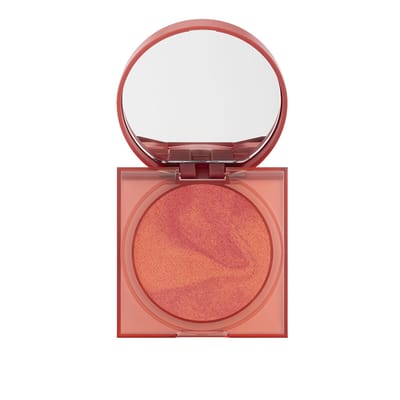 GloWish Cheeky Vegan Blush Powder- sassy safron - Image 1