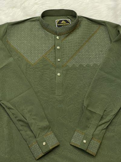 সিকোয়েন্স এমব্রয়ডারি পাঞ্জাবি - Image 3