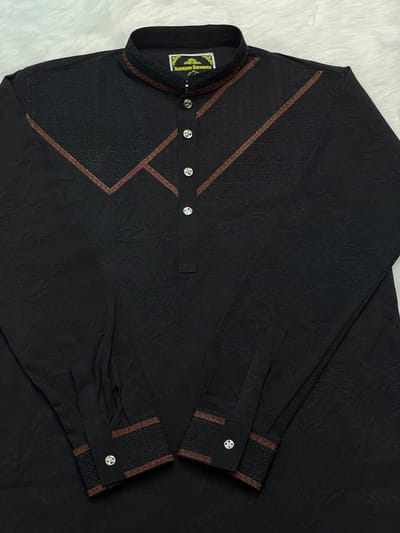 সিকোয়েন্স এমব্রয়ডারি পাঞ্জাবি - Image 4