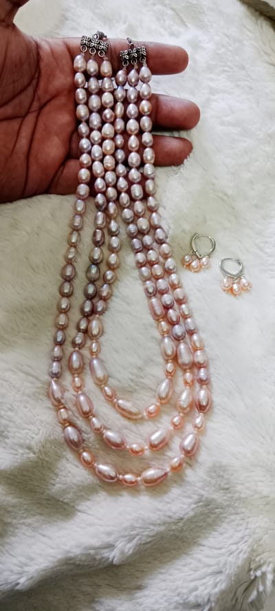 Pearl 3 Layer Necklace