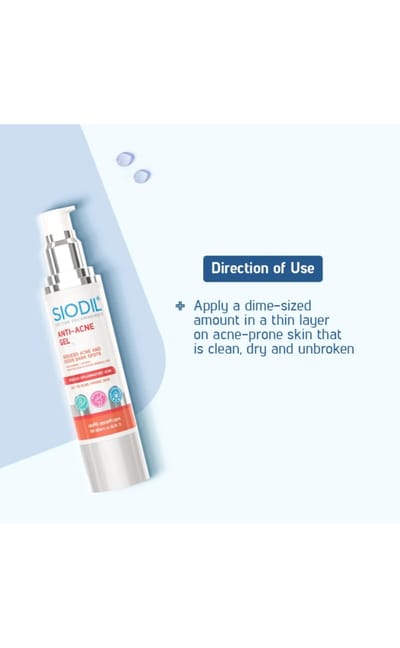 SIODIL ANTI-ACNE GEL 40ml - Image 3