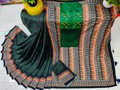 Sharee Panjabi Couple with Blouse Piece - Image 3