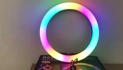RGB LED Soft Ring Light MJ30 (Without Stand)