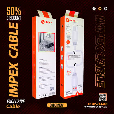 Impex Fast Strong Micro Cable Model-C-20 Pro