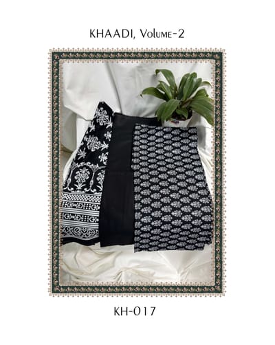 Original Pakistani Khaadi 3 Piece (V2/KH-0017)