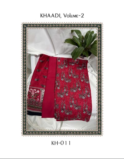Original Pakistani Khaadi 3 Piece (V2/KH-011)