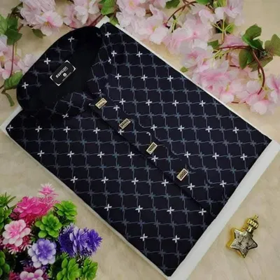Black Panjabi with sport 40, 42, 44, 46 Size Available