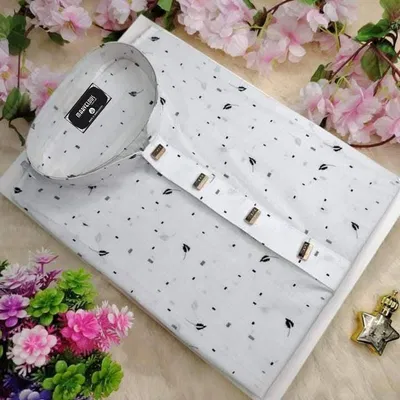 White Panjabi with sport 40, 42, 44, 46 Size Available