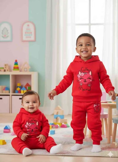 Elegant Stylish Baby Hoodie Set