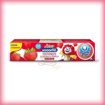 Kodomo Strawberry Toothpaste Cream Ultra Shield Formula (0.5 Years Up) - 40g