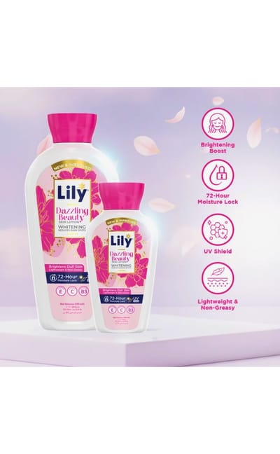 Lily Dazzling Beauty Whitening Skin Lotion 100ml - Image 2