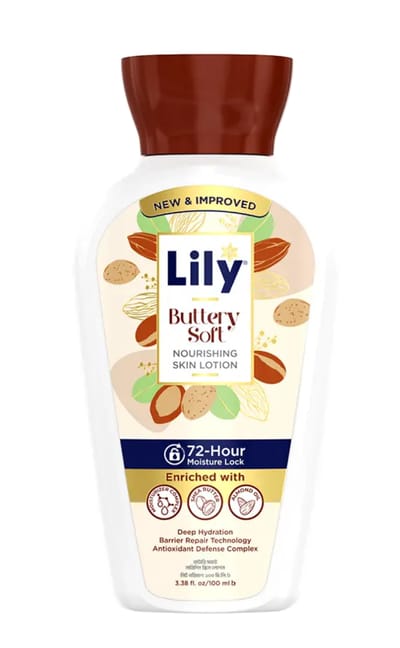 Lily Buttery Soft Nourishing Skin Lotion 100ml - Image 1
