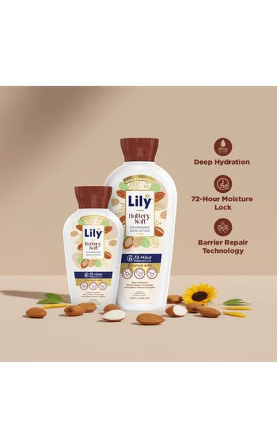 Lily Buttery Soft Nourishing Skin Lotion 100ml - Image 3