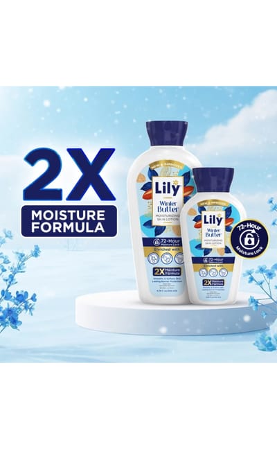 Lily Winter Butter Moisturizing Skin Lotion 100ml - Image 3
