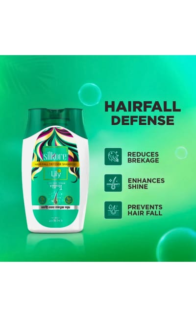 Lily Silkore- Hair Fall Defense Shampoo 90ml - Image 2
