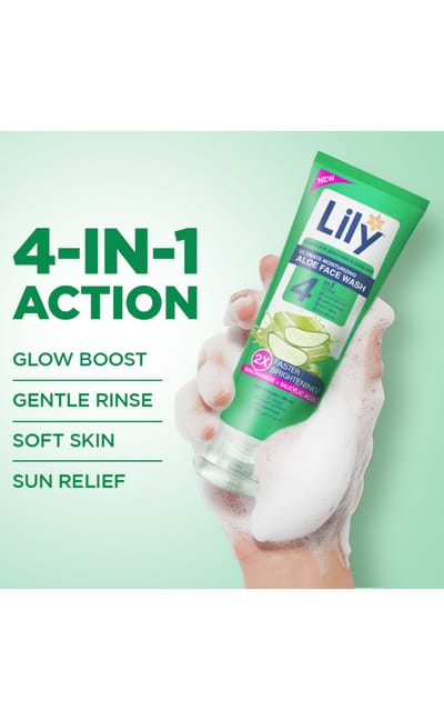 Lily Aloe Facewash 100ml - Image 3