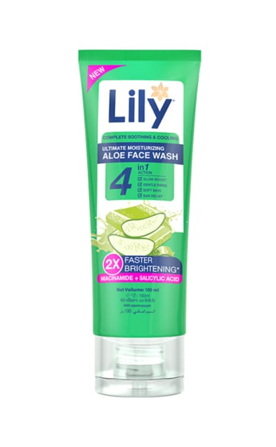 Lily Aloe Facewash 100ml - Image 1