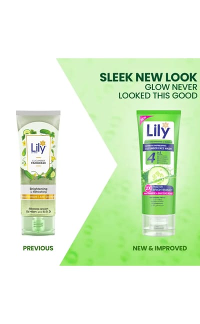 Lily Cucumber Facewash 100ml - Image 2