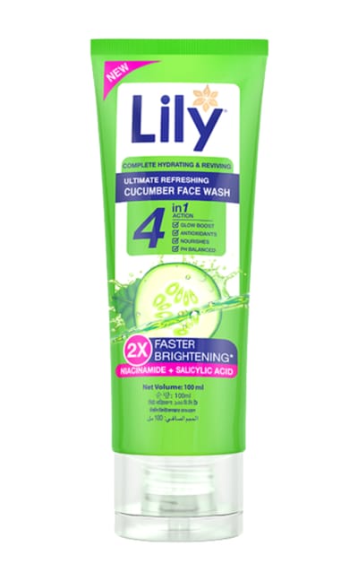 Lily Cucumber Facewash 100ml - Image 1