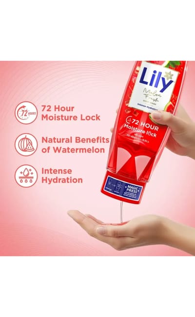 Lily Melon Fresh Body Wash 500ml - Image 3