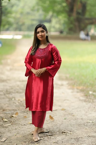 নিউ জাপানি সিল্ক টু পিস কালেকশন - Image 5