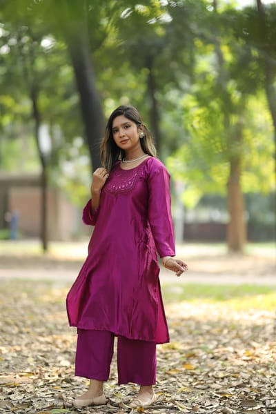 নিউ জাপানি সিল্ক টু পিস কালেকশন - Image 3