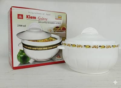 Kiam Galaxy Insulated Designer Stainless Steel Food Hotpot- 2500ml