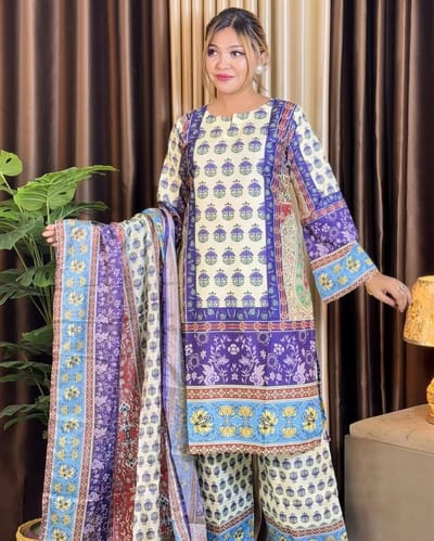 Digital Print Three Piece - Image 3